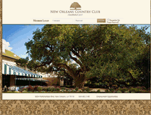 Tablet Screenshot of neworleanscountryclub.com